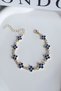 Women's Bracelet Snap Chain Flower Detail Bracelet