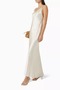 Silk Cami Maxi Dress, Elegant Summer Chic with Open Back - 2