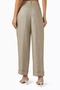 Linen Relaxed Fit Pants, Modern Classic Tapered Design - 3