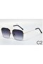 Unisex Uv-400 Protected Luxury Rimless Sunglasses