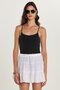 Women's Standard Fit Thin Strap Snap Fastener Black Body - 4