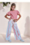 Girl's Comfortable Knitted Combed Cotton Fabric 100% Cotton Double Bottom & Top Set