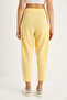 Women's Yellow Double Button Pocket Detailed Balloon Trousers 60283471 - 5