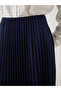 Elastic Waist Chiffon Women's Pleated Skirt - 3