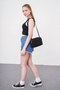 Black Women's 22X16X9 cm Crossbody Bag 05Bhpc6002-Kp S