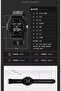 2199 Silicone Cord Black Sporty Men's Wrist Watch - 5