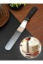Set of 2 Cake Spreading Spatulas – Flat and Oblique Steel Spatulas, Cake Cream Spreading Spatula Set - 4
