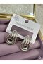 Thick Knitted Earrings with Ring Detail for Valentine's Day and Special Occasions - 3