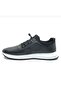 Men's Black Genuine Leather Casual Shoes Light Sole 9126 - 3