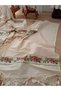 Cross Stitch Basement Curtain Buldan Curtain Cross Stitch Hand Lace Cross Stitch Linen Curtain - 3