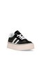 121230025N Angela Women's Genuine Leather Classic Sneaker Black - 2