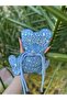24X23 cm Zircon Stone Embroidery Kot Bear Emblem Applique - 3