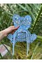 24X23 cm Zircon Stone Embroidery Kot Bear Emblem Applique - 2