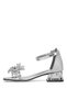 Elit Br-F-155-25Y Filet Girl's Evening Dress Shoes Silver - 4
