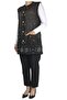 Women's Thick Front Button Pocket Thin Hole Vest - 3