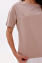 Eveli̇ Women's Regular Fit Crew Neck 100% Cotton Short Sleeve T-Shirt - - 6