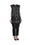 Women's Thick Front Button Pocket Thin Hole Vest
