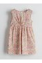 New Season Crew Neck Floral Girl's Dress - S5I986Z1