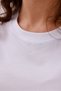 Eveli̇ Women's Regular Fit Crew Neck 100% Cotton Short Sleeve White T-Shirt - - 6
