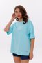 Eveli̇ Women's Regular Fit Crew Neck 100% Cotton Short Sleeve White T-Shirt - - 5