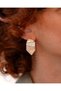 Lunelia Marble Pattern Asymmetric Earrings - 2