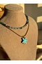 Starfish Murano Pearl Steel Necklace
