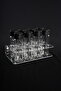 Set of 8 Spice Jars with Transparent Plexiglass Stand – 105 Cc Glass Bottles - 2