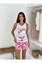 Hello Kitty Baskılı Kadın Şortlu Pijama Takımı - Pamuklu Rahat Ev Giyim