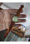 Vintage Minimal Retro Strap Phosphor Dial Wrist Watch - 4
