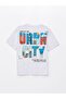 Gray Oversize Crew Neck Boy's T-Shirt - 5