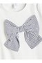 Seray New Season Crew Neck Camisole T-Shirt with Bow for Girls - 3