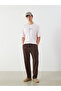 New Season Comfortable Fit Linen Look Men's Trousers - S5Ek45Z8 - 2