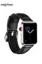 سوار ساعة Apple Watch من الجلد مقاس 38 مم و40 مم و41 مم، مقاس صغير/متوسط، حزام بديل من الجلد الأصلي - 3