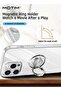 جراب شفاف لهاتف iPhone 15 Pro Max مع حامل حلقي 360 درجة، جراب شفاف للهاتف - 5