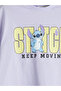Crew Neck Stitch Printed Girl's Crop T-Shirt - 3