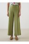 Vizyon New Season Elastic Waist Wide Leg Women's Trousers - 2