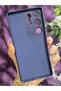 Samsung Galaxy S25 Ultra Compatible Velvet Navy Blue Silicone Phone Case - 5
