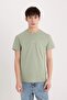 Slim Fit Slim Fit Crew Neck Printed Short Sleeve T-Shirt - 3