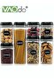 7PCS Airtight Food Storage Container Set BPA Free Clear Plastic Kitchen