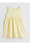 Alita City Lcw Kids Pink Combed Cotton Plain Girls' Dress with a Difference - 3
