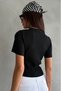 Textured Fabric Detailed Tshirt - 5