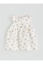 Rmz Gi̇yi̇m Farkiyla Baby Roba Collar Cherry Printed Baby Girl Dress - 2