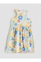 Plus New Season Crew Neck Floral Girl's Dress - 2