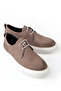 Genuine Leather Men's Lace-Up Mink Casual Shoes David - 3