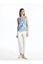 V-Neck Floral Blouse (S5) - 2