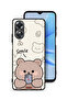 Oppo A17 Protective Case Cover Smile Bear Art