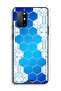 غطاء حماية لهاتف OnePlus 8T Plus 5G بنمط شبكة أيقونات سداسية الشكل من Honeycomb - 2