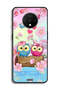 OnePlus 7T Protective Case Cover Cute Owls Art - 2