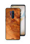 غطاء حماية لهاتف OnePlus 8 Pro مصنوع من الخشب المتصدع