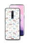 غطاء حماية لهاتف OnePlus 7 Pro بطبعة أرنب وفراشات